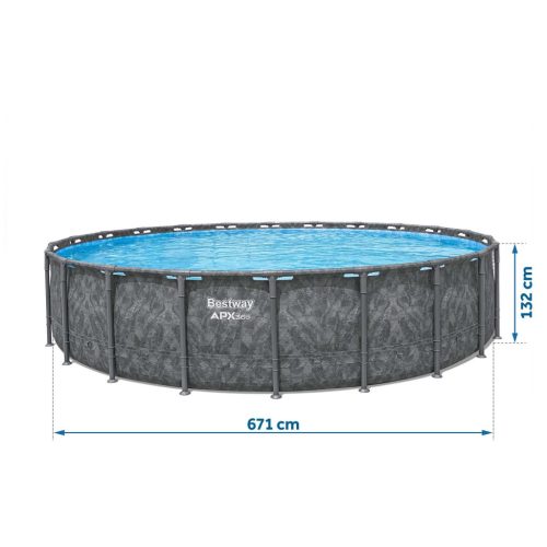 Keretes kerti medence 671 x 132 cm 11 az 1-ben Bestway 561JZ