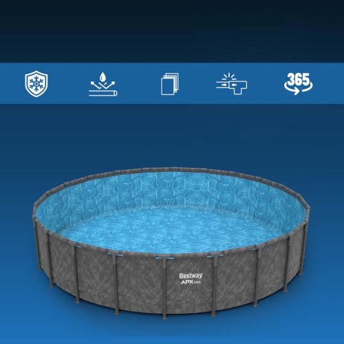 Keretes kerti medence 671 x 132 cm 11 az 1-ben Bestway 561JZ