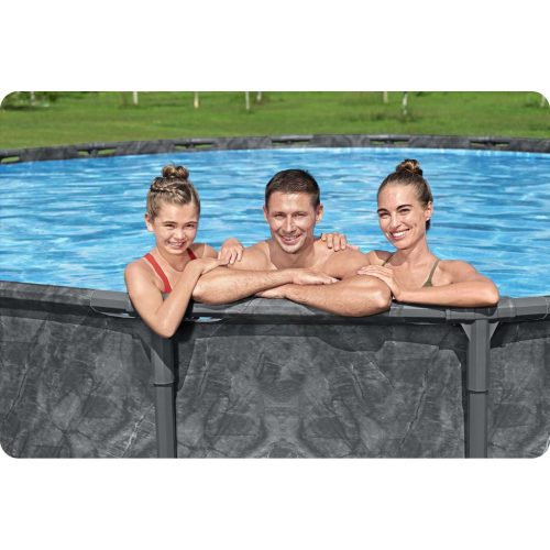 Keretes kerti medence 610 x 132 cm 11 az 1-ben Bestway 561KE