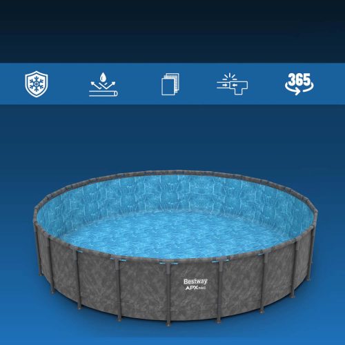 Keretes kerti medence 610 x 132 cm 11 az 1-ben Bestway 561KE