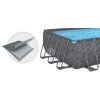 Keretes medencekert 732 x 366 x 132 cm 11 az 1-ben Bestway 561 kg