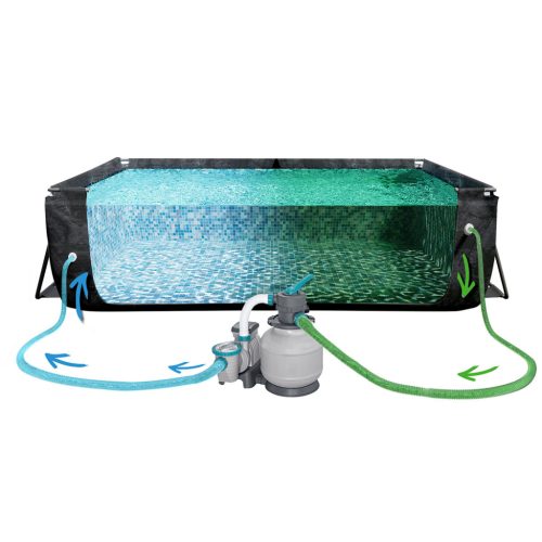 Keretes medencekert 956 x 488 x 132 cm 11 az 1-ben Bestway 561KJ