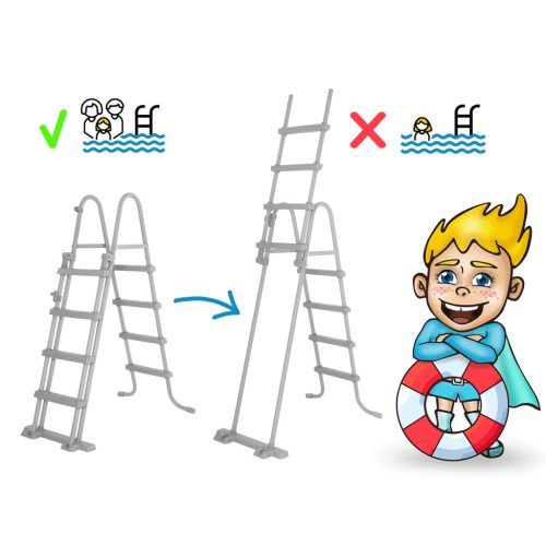 Keretes kerti medence 488 x 244 x 122 cm 10 az 1-ben Bestway 561 MB