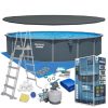 Basen ogrodowy panelowy całoroczny 732 x 132 cm 13w1 Bestawy 561RP