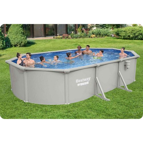 Basen ogrodowy panelowy całoroczny 610x366x122 cm 13w1 Bestawy 56369