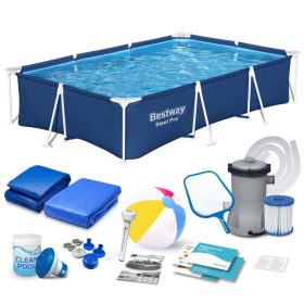   Keretes kerti medence 300 x 201 x 66 cm 16 az 1-ben Bestway 56404N