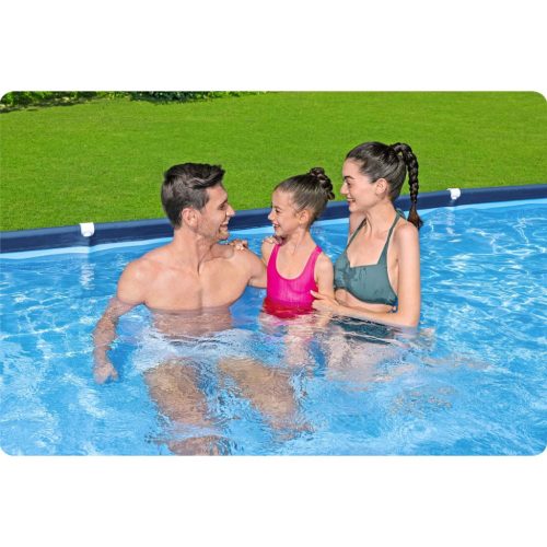 Keretes kerti medence 400 x 211 x 81 cm 4 az 1-ben Bestway 56405N