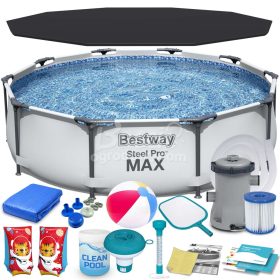 Keretes kerti medence 305 x 76 cm 17 az 1-ben Bestway 56408