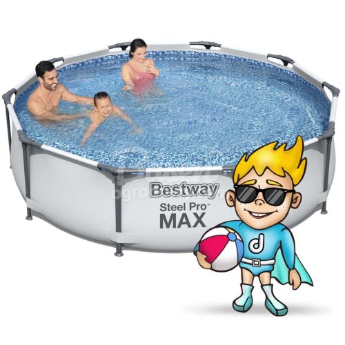 Keretes kerti medence 305 x 76 cm 17 az 1-ben Bestway 56408