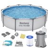 Keretes kerti medence 305 x 76 cm 9 az 1-ben Bestway 56408