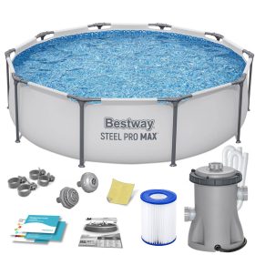 Keretes kerti medence 305 x 76 cm 9 az 1-ben Bestway 56408