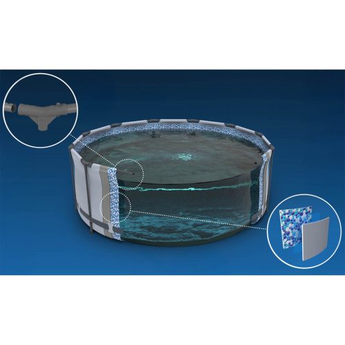 Keretes kerti medence 366 x 76 cm 9 az 1-ben Bestway 56416