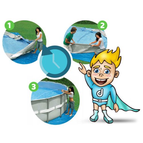 Keretes kerti medence 366 x 100 cm 17 az 1-ben Bestway 56418