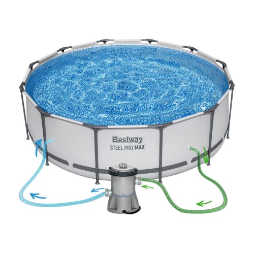 Keretes kerti medence 366 x 100 cm 17 az 1-ben Bestway 56418