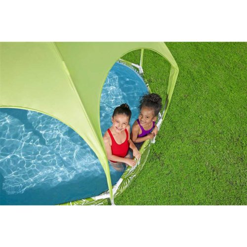 Basen stelażowy dla dzieci z daszkiem 244x51 cm Bestway 56432