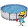Keretes kerti medence 457 x 122 cm 18in1 Bestway 56438