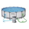 Keretes kerti medence 457 x 122 cm 18in1 Bestway 56438