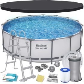 Keretes kerti medence 457 x 122 cm 11 az 1-ben Bestway 56438