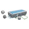 Keretes kerti medence 404 x 201 x 100 cm 10 az 1-ben 56442 Bestway