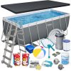 Keretes kerti medence 412x201x122 cm 17in1 Bestway 56456N