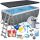 Keretes kerti medence 412x201x122 cm 17in1 Bestway 56456N