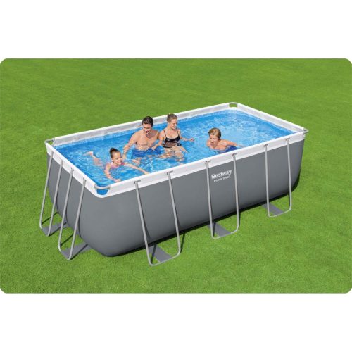 Keretes kerti medence 412x201x122 cm 17in1 Bestway 56456N