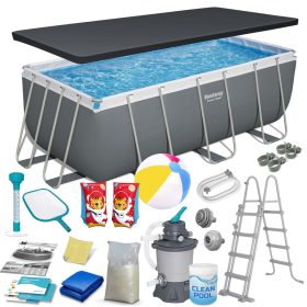  Keretes kerti medence 412x201x122 cm 17 az 1-ben Bestway 56457N