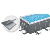 Keretes kerti medence 412x201x122 cm 17 az 1-ben Bestway 56457N