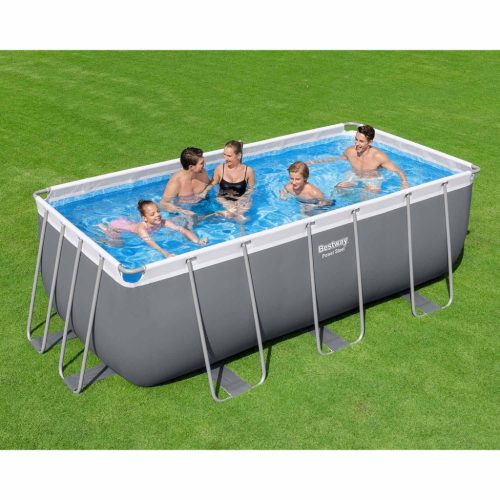 Keretes kerti medence 412 x 201 x 122 cm 10 az 1-ben BESTWAY 56457N