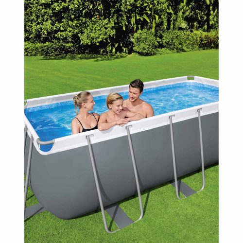 Keretes kerti medence 412 x 201 x 122 cm 10 az 1-ben BESTWAY 56457N