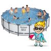 Keretes kerti medence 549 x 122 cm 18 az 1-ben Bestway 56462
