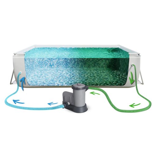 Keretes medencekert 549 x 274 x 122 cm 12 az 1-ben Bestway 56465