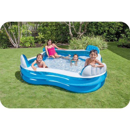 Felfújható medence ülésekkel 229 x 229 x 66 cm INTEX 56475