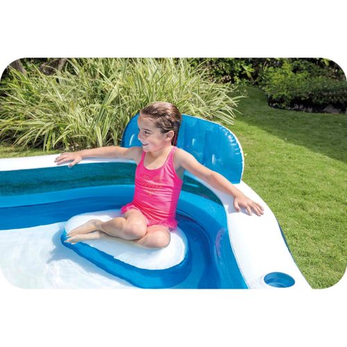 Felfújható medence ülésekkel 229 x 229 x 66 cm INTEX 56475