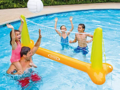 Nagyméretű felfújható medenceröplabda + INTEX 56508 labda