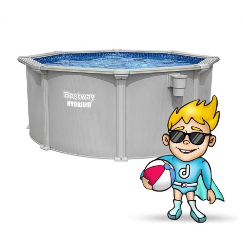 Basen ogrodowy panelowy całoroczny 305 x 122 cm 13w1 Bestawy 56566