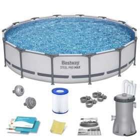 Keretes kerti medence 427 x 84 cm 10in1 Bestway 56595