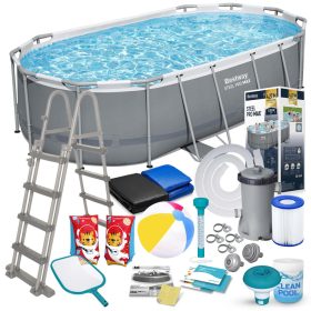   Keretes kerti medence 427 x 250 x 100 cm 18 az 1-ben Bestway 56620