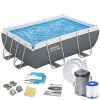 Keretes kerti medence 282 x 196 x 84 cm 10 az 1-ben Bestway 56629N