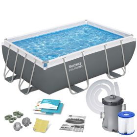   Keretes kerti medence 282 x 196 x 84 cm 10 az 1-ben Bestway 56629N