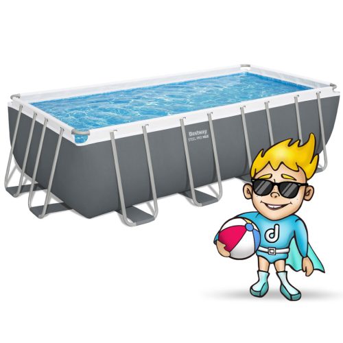 Keretes medencekert 488 x 244 x 122 cm 12 az 1-ben Bestway 56670