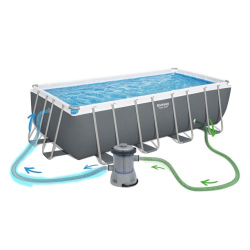 Keretes medencekert 488 x 244 x 122 cm 12 az 1-ben Bestway 56670