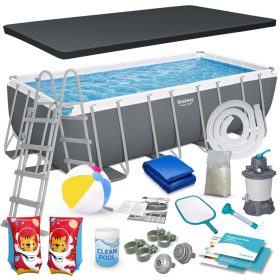 Keretes kerti medence 488x244x122 cm 18in1 Bestway 56671N