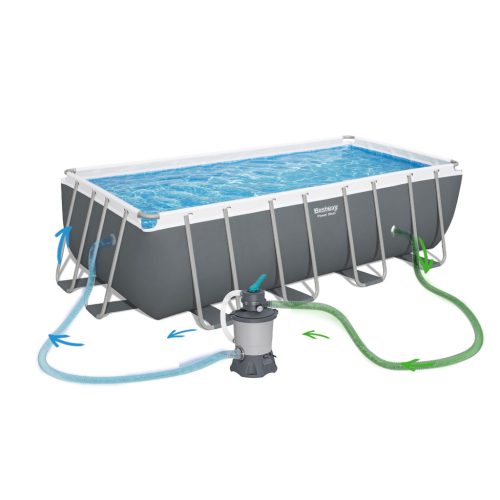 Keretes medencekert 488 x 244 x 122 cm 11 az 1-ben Bestway 56671N