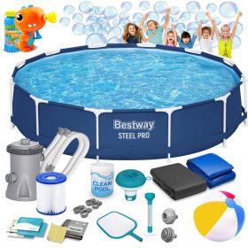 Keretes kerti medence 366 x 76 cm 16 az 1-ben Bestway 56681