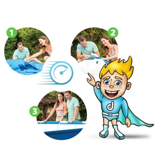 Keretes kerti medence 366 x 76 cm 16 az 1-ben Bestway 56681