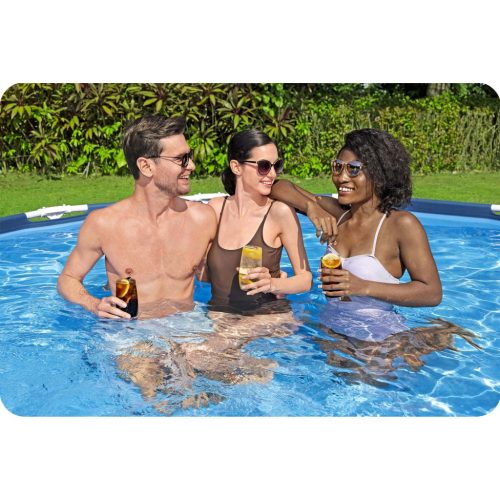 Keretes kerti medence 366 x 76 cm 16 az 1-ben Bestway 56681