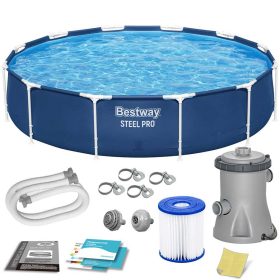 Keretes kerti medence 366 x 76 cm 7 az 1-ben Bestway 56681