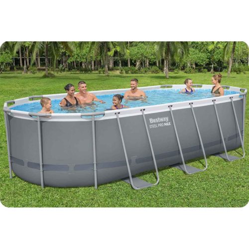 Keretes kerti medence 549 x 274 x 122 cm 17 az 1-ben Bestway 56710