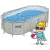 Keretes kerti medence 427 x 250 x 100 cm 12 az 1-ben Bestway 56714N